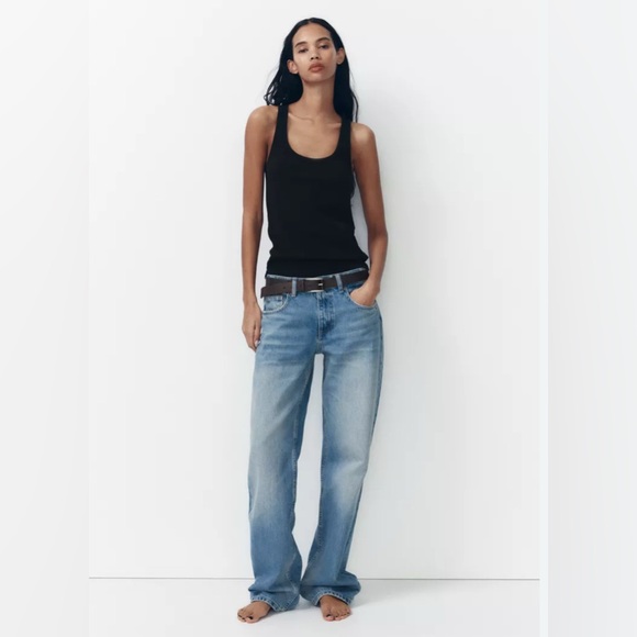 Zara Denim - Zara High Rise Wide Leg Jeans
